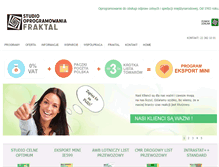 Tablet Screenshot of fraktal.com.pl